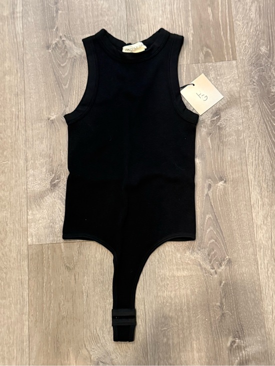Happily Grey Tops - Black Bodysuit by Happily Grey